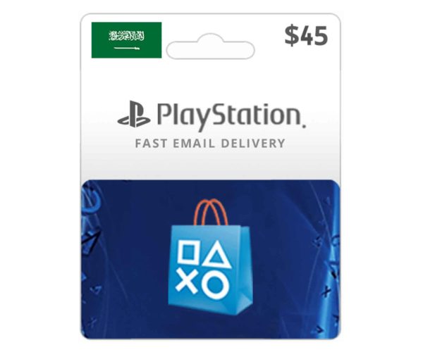 PSN 45 $ Gift Card (Saudi Account)