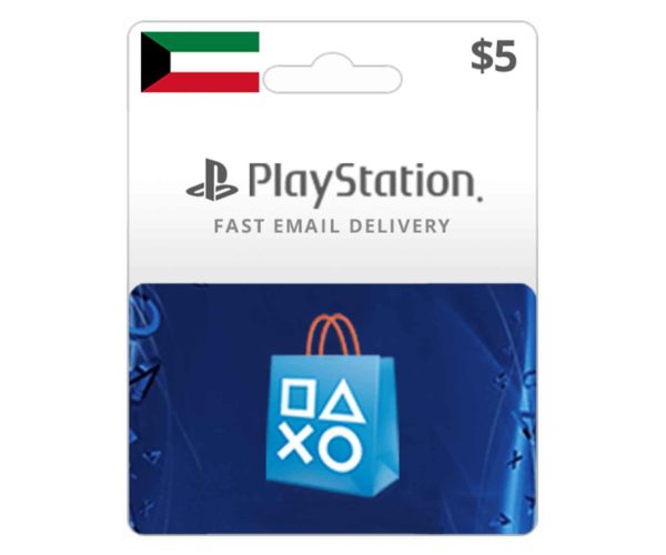 PSN 5 $ Gift Card (Kuwait Account)