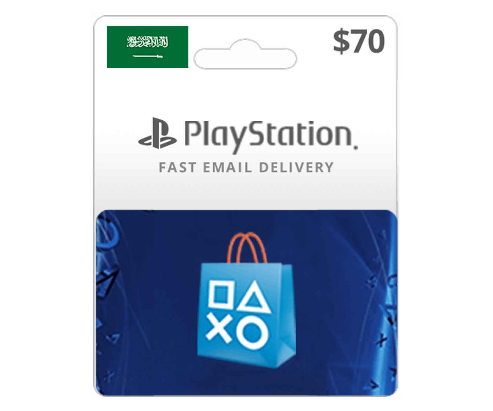 PSN 70 $ Gift Card (Saudi Account) – EgyptGameStore – Shop Video Games ...