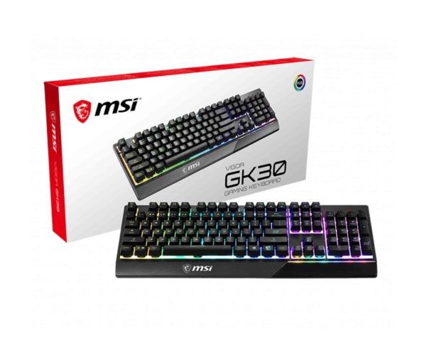 MSI Vigor GK30 Gaming Keyboard كيبورد جيمنج ام اس اي فيجور جي كي 30