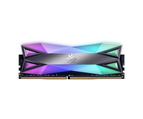 XPG DDR4 D60G RGB 16GB (2x8GB) 3200MHz رام اكس بي جي دي60 جي ار جي بي 16 جيجابايت (2*8) 3200 ميجا هرتز