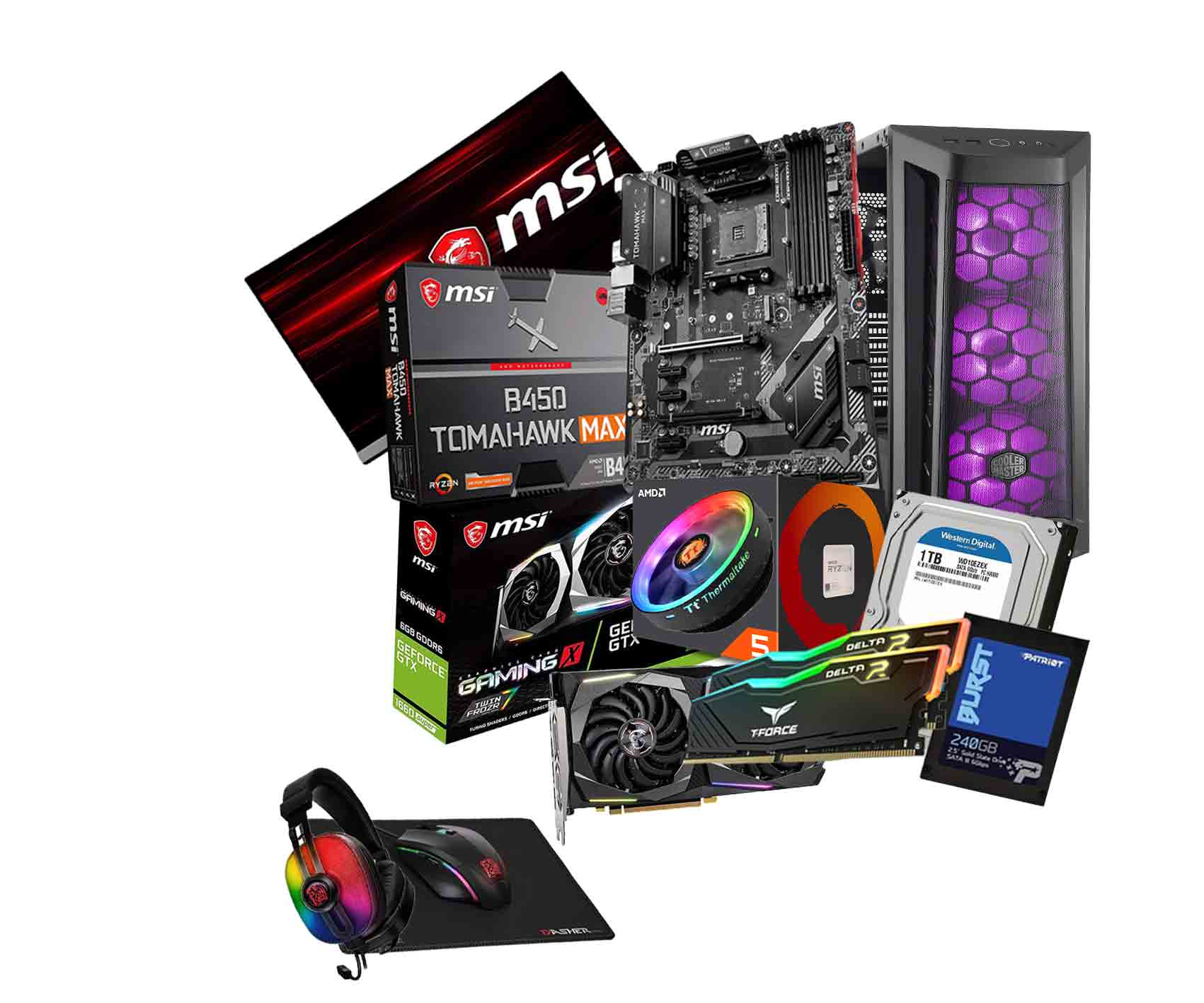 Full RGB Gamer Bundel ار جي بي جيمر باندل